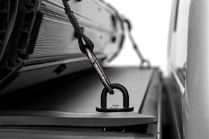 Ford Ranger Hard Roll Up Bed Cover - Rough Country - Matte Black - '19-'23